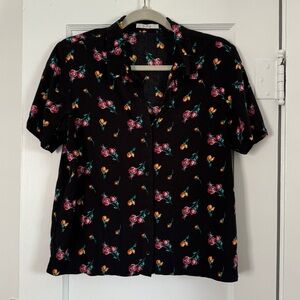 Vans Floral Button Up Shirt